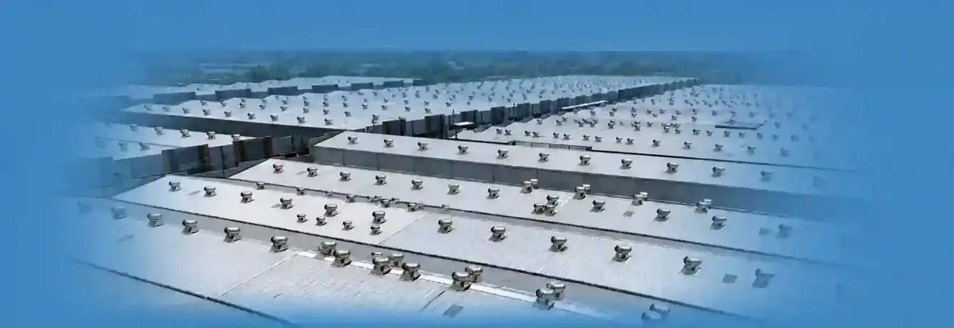 Instalasi Turbine Ventilator pada kawasan industri